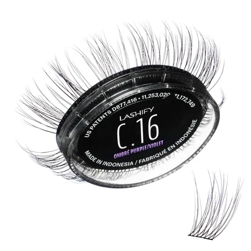 Miniatura 35 de Lashify Curl - Extensiones de pestañas Gossamer DIY de 0.394 pulgadas, color negro, pestañas postizas fáciles para un aspecto natural