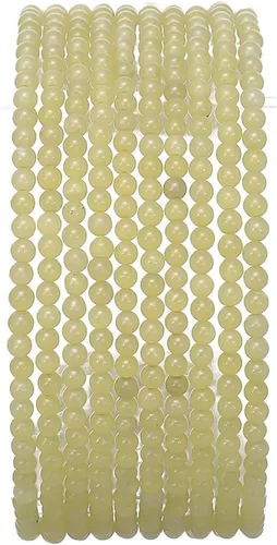 Miniatura 87 de BEADIA Cuentas redondas de piedra natural de jade de amazonita semipreciosas sueltas para hacer joyas 6MM 61PCS Amazonita Jade