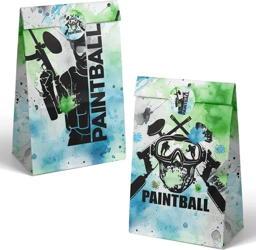 Miniatura 2 de Bolsas de paintball para fiesta, bolsas de paintball, regalos de fiesta de paintball para niños, suministros de fiesta de cumpleaños