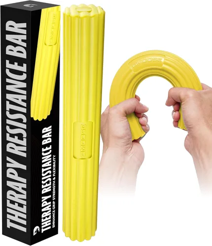 Miniatura 9 de DMoose Fitness Flex Resistance Bar for Physical Therapy - Non-Slip Odorless Material, Exercise Bar for Tennis & Golfers Elbow Tendonitis Relief