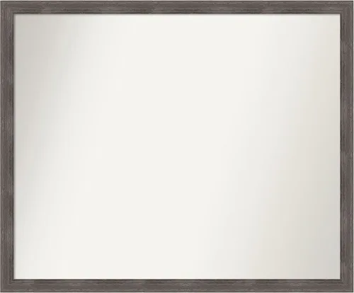Miniatura 435 de Amanti Art Espejo personalizado, espejo de baño gris plomo a rayas, espejo de pared o espejo de tocador de baño sobre el fregadero