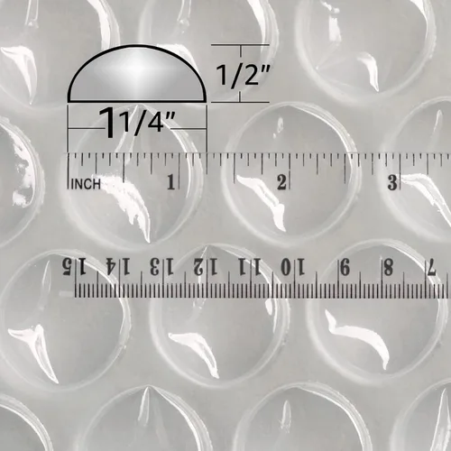 Miniatura 3 de Embalaje protector de burbujas grande de 1/2 pulgada (12 pulgadas de ancho x 65 pies de largo), rollo de burbujas para embalaje, almacenamiento