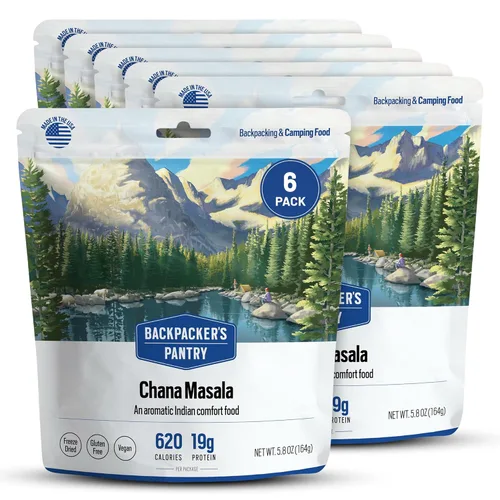Miniatura 13 de Backpacker's Pantry Curry de Katmandú Comidas veganas para mochileros Alimentos liofilizados para acampar 0.78 oz de proteína 6