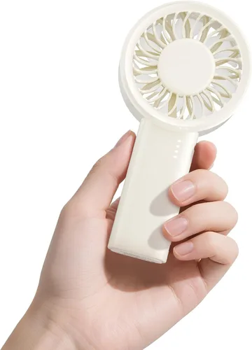 HandFan Mini ventilador de mano, ventiladores pequeños de próxima generación portátil [8.5 horas de funcionamiento] con potente motor turbo de alta