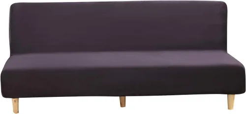 Miniatura 39 de MIFXIN Funda elástica para sofá cama sin brazos, funda de elastano para futón, plegable, sin reposabrazos, protector de muebles para sofá cama