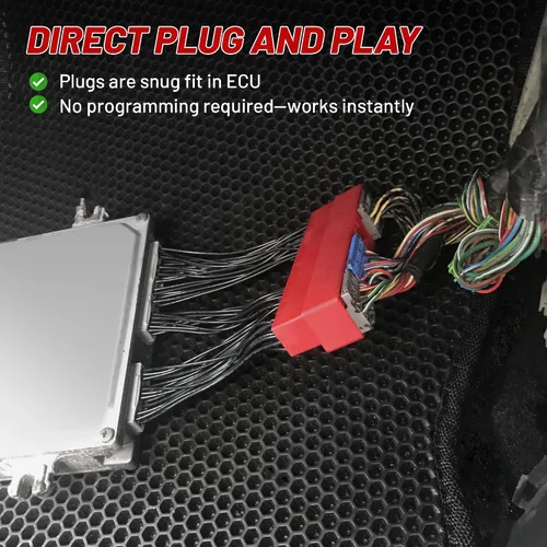 Miniatura 5 de RED WOLF Arnés de puente de conversión OBD2B a OBD1 ECU compatible con Honda Accord 1998-2002, Civic 1999-2000, Acura Integra 2000-2001, arnés