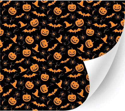 Miniatura 33 de HTV4U Puff - Vinilo de transferencia de calor con estampado de Halloween (azul Dia de Muertos, 12 x 12 pulgadas), vinilo 3D estampado para planchar