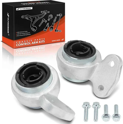 Miniatura 11 de A-Premium 2 bujes de brazo de control inferior delantero y trasero, compatible con BMW E46-320i 2001-2005, 323i y 328i 1999-2000, 325i y 330i