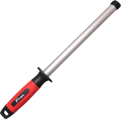 Sacapuntas de barra de diamante de 10 pulgadas, herramientas profesionales de afilado de afilado, tijeras de cuchillo de cocina de chef, tijeras de