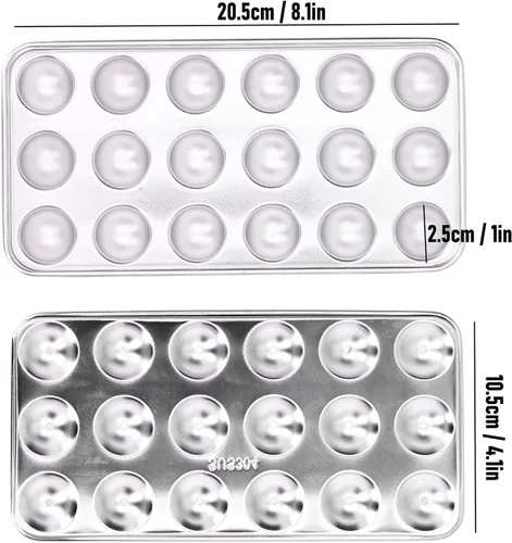 Miniatura 9 de Bandeja de acero inoxidable 304, herramienta de fabricación de hielo duradera con tapa para el hogar, cocina de verano, fiesta, campamento