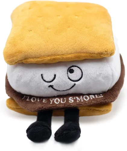 Miniatura 15 de Punchkins Peluche de queso a la parrilla, no es fácil ser cursi, lindo queso a la parrilla, regalo tonto, juguete de peluche de comida para regalar