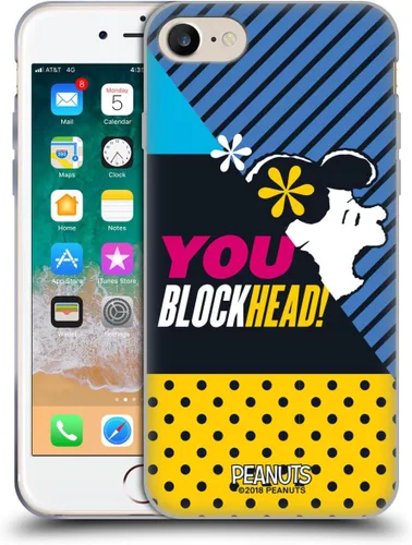 Miniatura 251 de Head Case Designs Funda de gel con licencia oficial de Peanuts Snoopy & Woodstock Halfs and Laughs [protección de grado militar] compatible