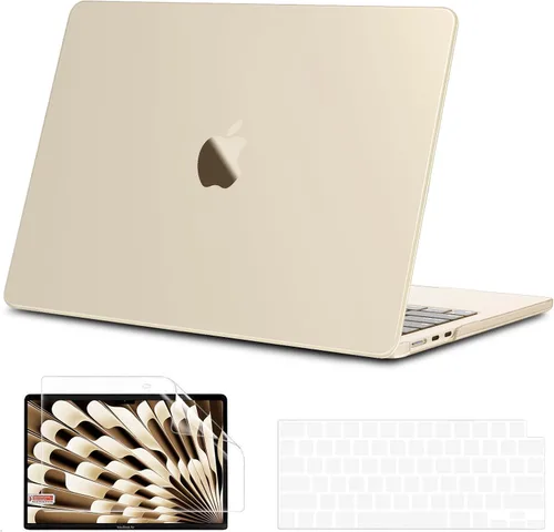 Miniatura 9 de B BELK Funda compatible con MacBook Air de 15 pulgadas 2026 2025 2024 2023 M5 M4 M3 M2 A3448 A3241 A3114 A2941 Pantalla de retina líquida, carcasa