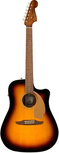 Miniatura 13 de Fender Redondo Player - Guitarra acústica, con garantía de 2 años, bronce satinado, diapasón de nogal