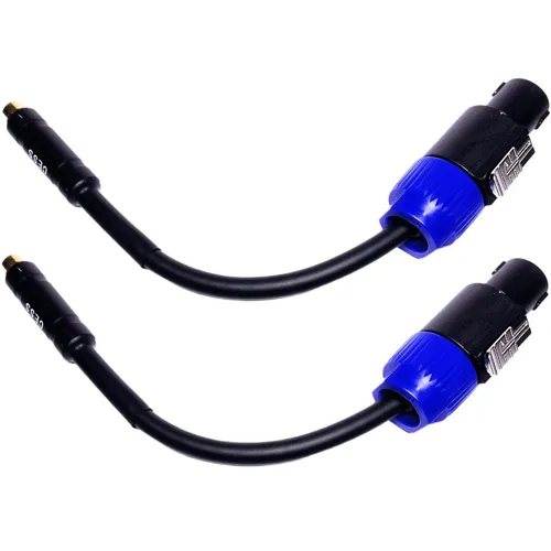 Miniatura 5 de CNCESS Cable adaptador RCA hembra a Speakon macho, 6 pulgadas, cable de nicho cruzado sub/amperio, paquete de 2