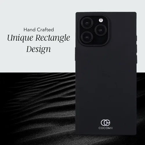 Miniatura 4 de COCOMII Funda rectangular para iPhone 14 Pro, compatible con MagSafe, silicona negra mate