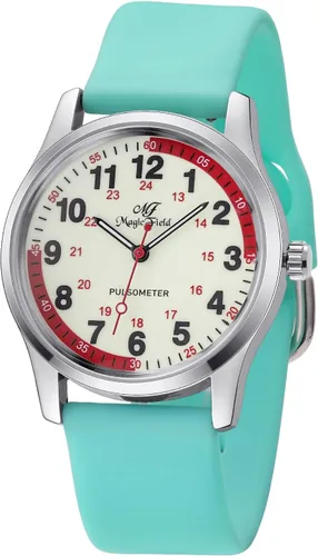 Reloj de enfermera para enfermeras, médicos, profesionales médicos, estudiantes, hombres, mujeres, unisex, fácil de leer, esfera luminosa, reloj de