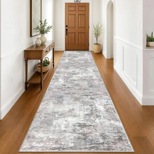 Miniatura 21 de Lansny Alfombra pequeña abstracta de 2 x 3 pies, alfombra de entrada, alfombra lavable para puerta de entrada, alfombra lavable antideslizante