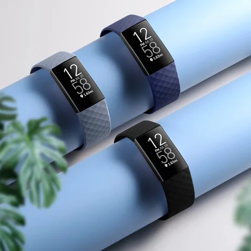 Miniatura 7 de Wepro Correa compatible con Fitbit Charge 4 bandas para mujeres y hombres, compatible con correas Fitbit Charge 3, correa de repuesto deportiva