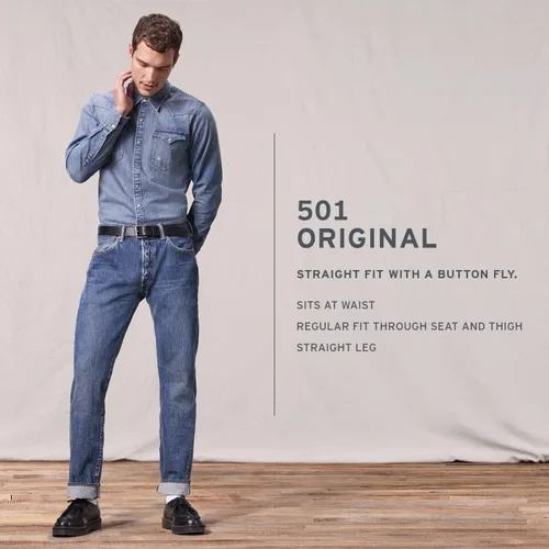 Miniatura 5 de Levi's - Jeans 501 de ajuste original para hombre