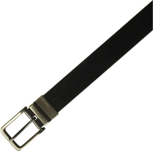 Miniatura 2 de Fossil Cinturón reversible de cuero negromarrón para hombre
