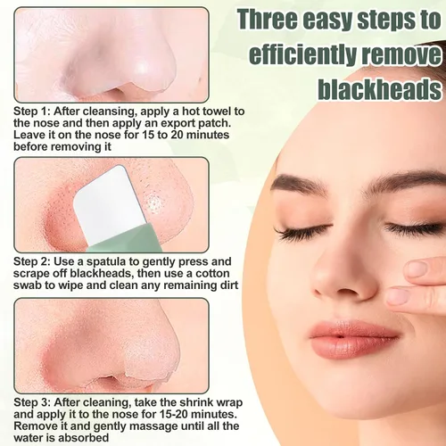 Miniatura 4 de PAGOW Herramientas removedoras de puntos negros, removedor de espinillas de nariz de silicona, espátula de limpieza profunda, rascador facial suave