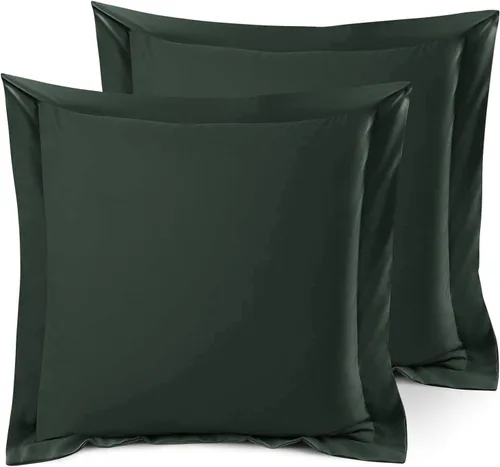 Miniatura 27 de Nestl Juego de 2 fundas tipo sham de almohada suaves - Fundas de almohada de microfibra de doble cepillado - Fundas de almohada de cama premium