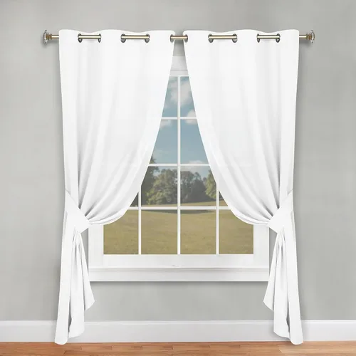 Miniatura 82 de Superior Cortinas Opacas, Oscurecimiento de Habitación, Dormitorio, Cortinas, Cocina, Acentos de Ventana de Sala de Estar, Bloqueo Solar, Térmico
