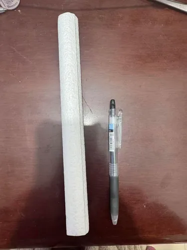 Miniatura 5 de Crafjie Cilindros de espuma para manualidades y suministros de arte (0.98 x 10 pulgadas, 9 unidades), varillas de espuma de poliestireno blanco