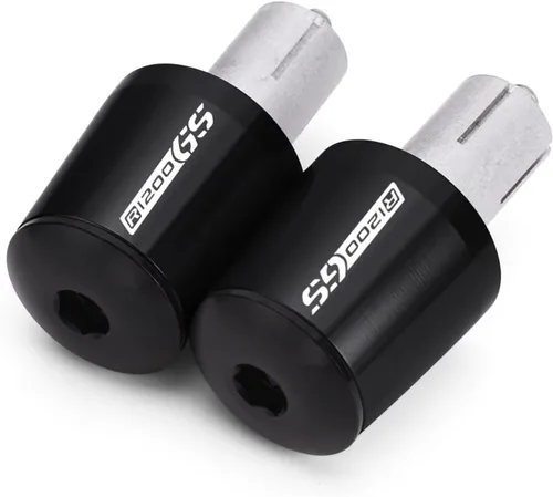 Miniatura 4 de Extremos de manillar de motocicleta de 7/8 pulgadas de 0.866 in, agarres de aluminio CNC, accesorios para BMW R1200GS R1200gs ADV R 1200 GS LC Negro