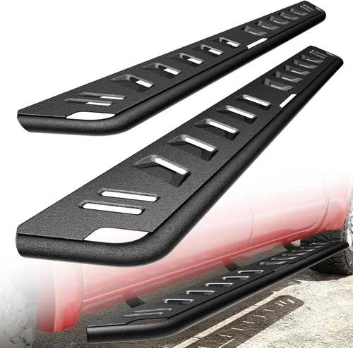 ONINE Tubular - Estribo negro texturizado de 7 pulgadas, ajuste personalizado, para Chevy Colorado/GMC Canyon Crew Cab 2015-2026, barra Nerf con