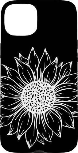 Miniatura 9 de iPhone 16 Cute and Beautiful White Flower of Sunflower Case