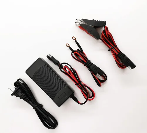 Miniatura 7 de THEPRO Cargador de Batería de Litio LiFePO4 de 12V 3Amp, Cargador Inteligente de 14.6V, Mantenedor de Batería de Fosfato de Hierro de Litio de 12.8V