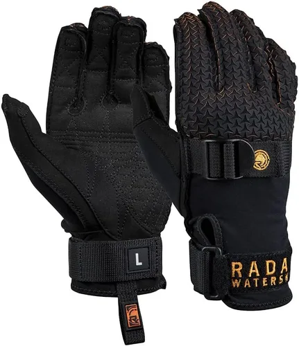 Miniatura 10 de Radar Guantes deportivos acuáticos Hydro-A para hombre, palma de agarre adhesivo Amara, cierre PowerPull, corte láser, dedos precurvados, ajuste sin