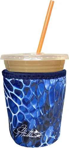 Miniatura 70 de Funda Koverz para café helado, funda aislante de neopreno para taza, se ajusta a una taza de café de 32 Oz., lavable y reutilizable, accesorios