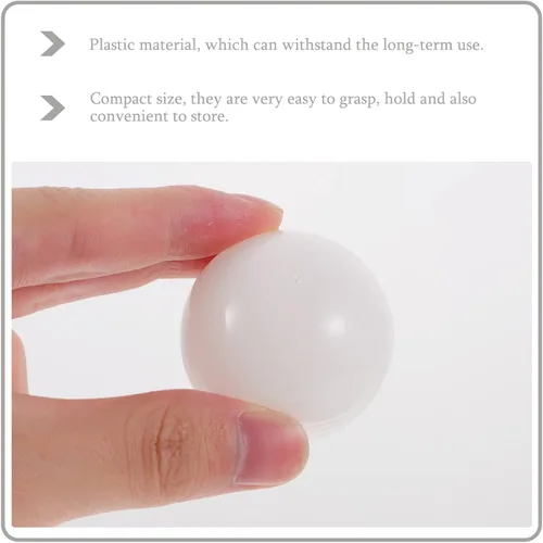 Miniatura 3 de Hemoton Bolas de sorteo que se abren de 1.6 in, bolas de lotería de plástico para juegos de fiesta, eventos y celebraciones, bolas de bingo huecas