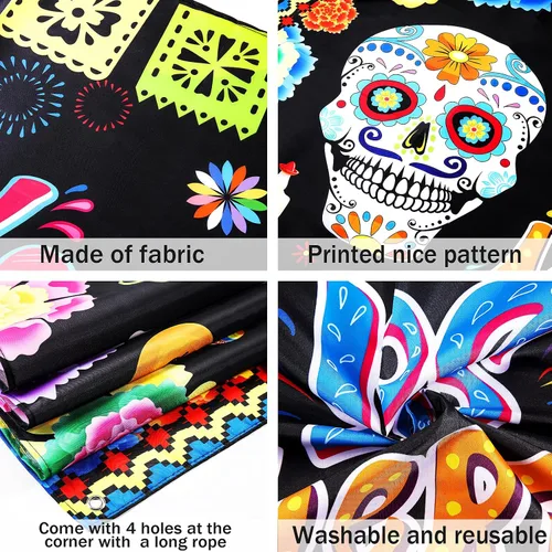 Miniatura 6 de Decoración del Día de los Muertos, Día de los Muertos, decoración del Día de los Muertos, decoración del Día de los Muertos, telón de fondo