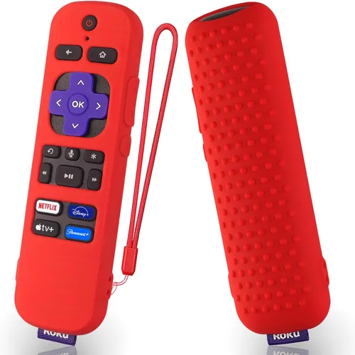 Miniatura 8 de Funda de silicona para control remoto Roku Voice TV RCAL7R/Roku Express/Roku Streaming Stick TV Funda protectora de silicona para Roku TV Remote