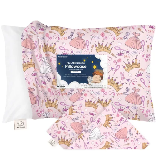 Miniatura 32 de KeaBabies Funda de almohada para niños pequeños de 13 x 18 pulgadas, funda de almohada de algodón orgánico para niños, niñas, funda de algodón suave