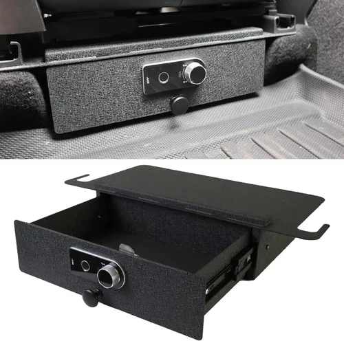 Miniatura 7 de WASAI Bóveda de seguridad para debajo del asiento: caja fuerte para cajones debajo del asiento inferior compatible con TESLA modelo Y 2021-2023