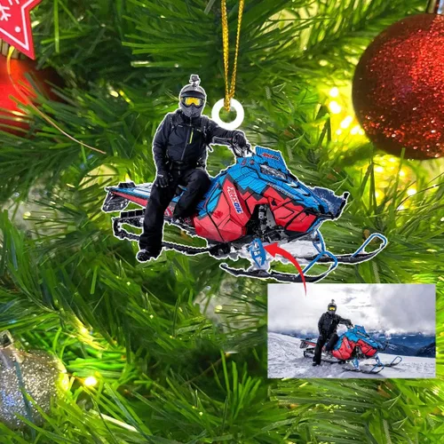 Miniatura 24 de LOVELYPOD Adorno de foto personalizado,Árbol de adorno de Navidad personalizado, Adorno de forma plana 2D de foto personalizada, Foto personalizada