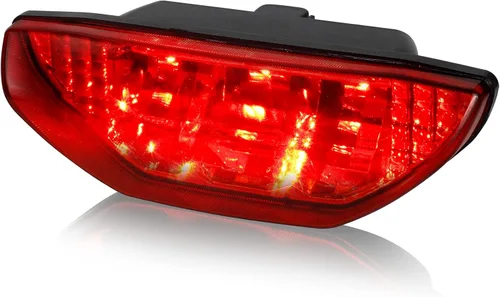 Luz trasera LED roja ATV motocicleta luz trasera lámpara de freno compatible con Honda TRX 250 300 400EX TRX400X 500 700