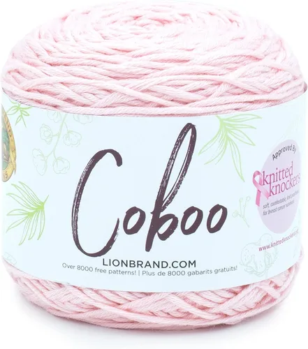 Miniatura 39 de Lion Brand Yarn Coboo, hilo suave para tejer, hacer ganchillo y manualidades, Vanilla Blossom, paquete de 3 Flor de vainilla