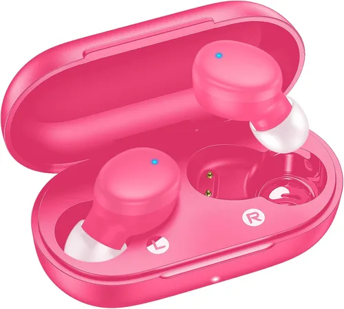 Miniatura 13 de kurdene Auriculares inalámbricos Bluetooth de 5.3 pulgadas, auriculares ligeros, sonido de graves profundos, micrófonos integrados, auriculares