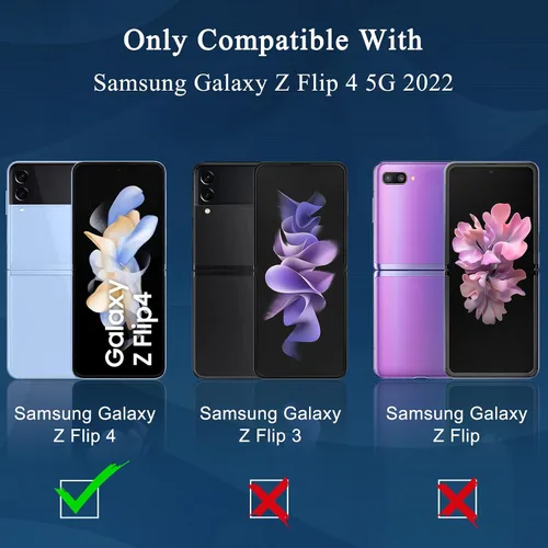 Miniatura 6 de Paquete de 6 protectores de pantalla para Samsung Galaxy Z Flip 4, protector de pantalla interno flexible EPU y protector de lente de cámara