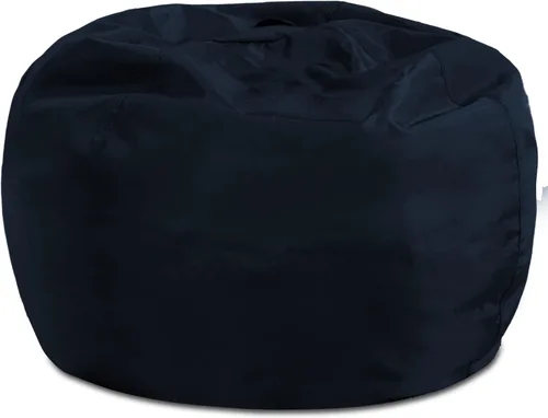 Miniatura 26 de Posh Beanbags - Sillón puff grande, 38 pulgadas, color azul rey sólido Nylon suave - Azul real