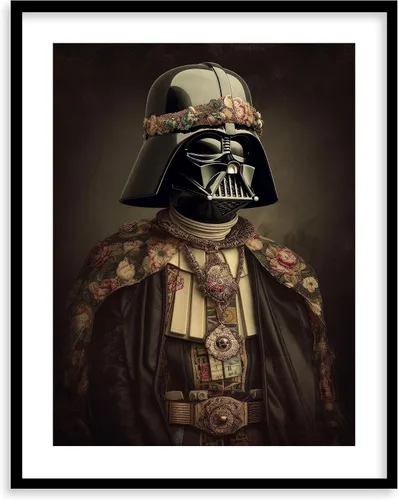 Miniatura 23 de Láminas de Arte de Retratos Victorianos de Star Wars - Impresión de Arte Fino Giclée Premium - Decoración de Pared Steampunk Estética, Póster Darth