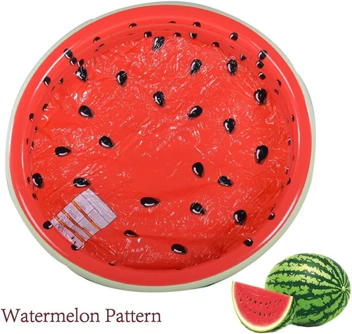 Miniatura 3 de Piscina para niños, hamburguesa de sandía, piscina inflable de helado, piscina de agua en verano, piscina de 45 pulgadas