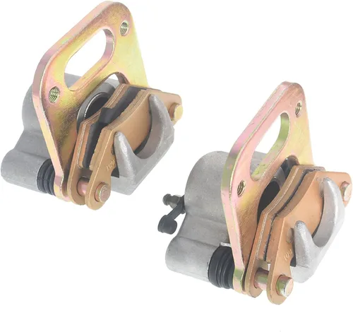 Pinza de freno delantera izquierda derecha con pastillas de repuesto para Polaris 400L Big Boss 350L 400L 500 Diesel Magnum Sportsman Trail Boss