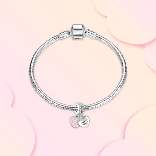 Miniatura 2 de Annmors Family Charm Love your Dad Mon Sister Infinity Charm fits Bracelets 925 Sterling Silver-Lucky Charm for Woman Pendant Bead Jewelry Beads